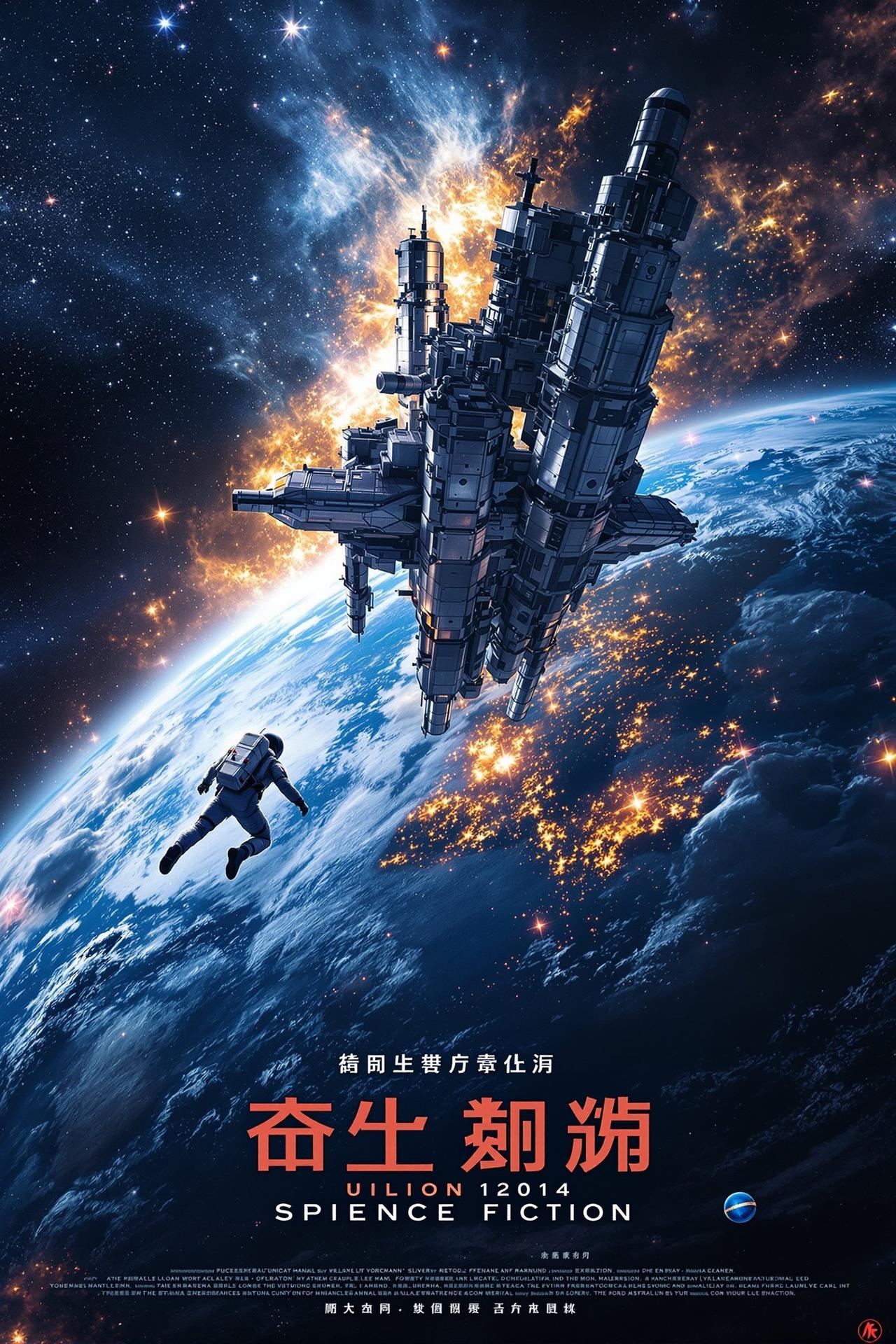 国产电影作品《星际远征》高清海报